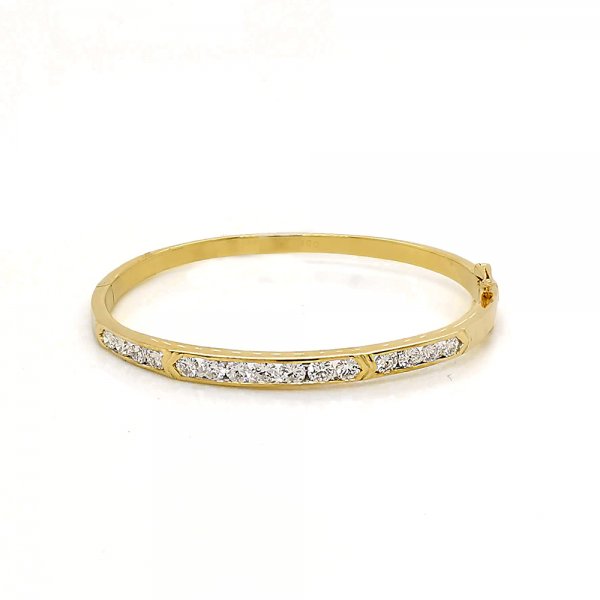 古典風格-天然鑽石手環
